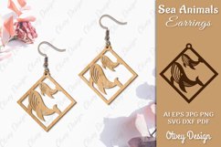 Keychain Sea Animals Lasercut SVG Bundle 12 Designs Product Image 2