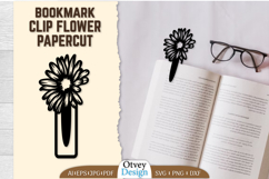 Clip Bookmark Flower Papercut BUNDLES Product Image 2