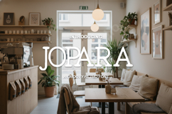 Jopara - Sophisticated Modern Serif Typeface Product Image 1