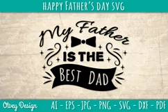 Happy Father's Day SVG | Happy Father's Day Cricut File Product Image 2