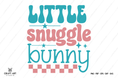 Little Snuggle Bunny T Shirt | Easter SVG PNG Design Product Image 2