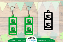St Patrick&#039;s Day Earrings LaserCut File BUNDLE Product Image 3