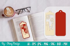 Snowman Bookmark SVG BUNDLE 10 DESIGNS Product Image 2