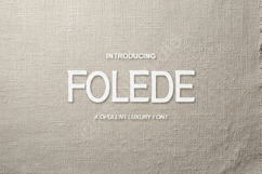 Folede - Elegant Modern Sans Serif Typeface Product Image 1