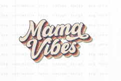 Retro Mama vibes PNG Sublimation Product Image 2
