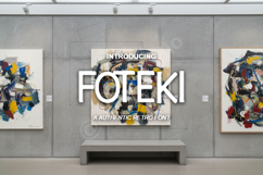 Foteki - Modern Geometric Sans Serif Font Product Image 1