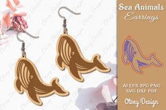 Keychain Sea Animals Lasercut SVG Product Image 1