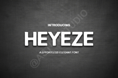 Heyeze | Modern Sophisticated Sans Serif Product Image 1