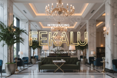 Fekalu - Elegant Modern Sans Serif Typeface Product Image 1