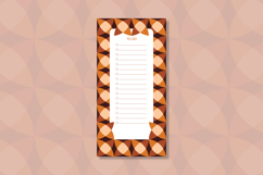 Retro pattern to do list template | To do list Product Image 1