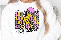 100 days of school PNG, 100 days school SVG, 100 days shirt Product Image 2