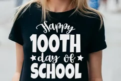 Happy 100th day of school SVG, 100 days of school PNG Product Image 2