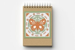 3D postcard butterfly, papercut svg Product Image 2