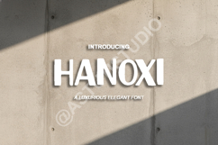 Hanoxi - Elegant and Modern Sans-Serif Display Font Product Image 7