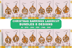 Christmas Earrings Lasercut BUNDLES Product Image 1