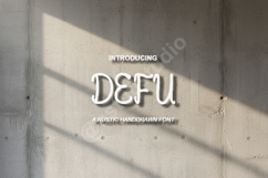 Defu - Modern Minimalist Sans Serif Typeface Product Image 1