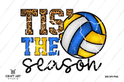 Tis The Season vollyball PNG | Football Sublimation PNG Product Image 2