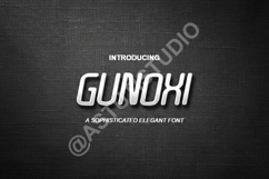 Gunoxi - Sophisticated Modern Sans Serif Product Image 1