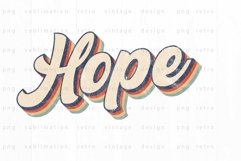 Retro Hope PNG Sublimation Product Image 2
