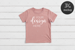 Pink shirt mockup. T shirt mock up. Blank tshirt design. Product Image 1