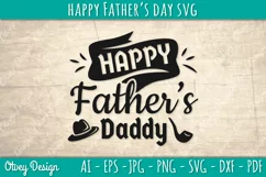 Happy Father's Day SVG | Happy Father's Day Cricut File Product Image 2