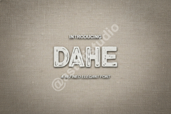 Dahe - Elegant Modern Sans Serif Typeface Product Image 1