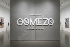 Gomezo - Bold Modern Geometric Sans Product Image 1