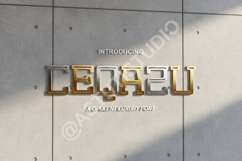 Ceqazu - Modern Geometric Display Sans Product Image 1