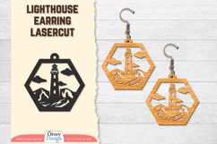 Lighthouse Earring Lasercut BUNDLES Product Image 2