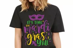 It's time for Mardi gras y'all svg, Mardi Gras SVG, Digital Product Image 3