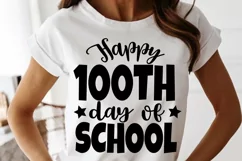 Happy 100th day of school SVG, 100 days of school PNG Product Image 4