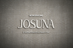 Josuna - Sophisticated Modern Serif Typeface Product Image 1