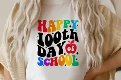 Happy 100th day of school SVG, 100 days of school SVG Product Image 4