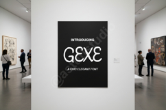 Gexe - Modern Geometric Display Sans Product Image 1
