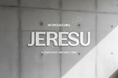 Jeresu - Sophisticated Modern Serif Typeface Product Image 1