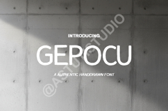 Gepocu - Modern Geometric Sans Serif Product Image 1