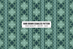 Snowflake Seamless Pattern | WInter Nordic Pattern Product Image 1