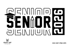 Senior 2026 SVG, Back To School SVG, Teacher SVG Design Product Image 1