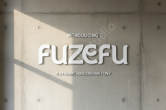 Fuzefu - Modern Geometric Display Font Product Image 1