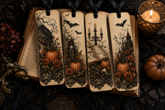 Gothic Halloween Edges 2PNG Clipart Set Product Image 2