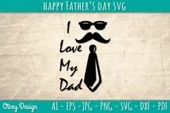 Happy Father's Day SVG | Happy Father's Day Cricut File Product Image 2