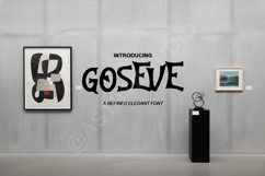 Goseve - Elegant Modern Serif Typeface Product Image 1