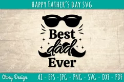 Happy Father's Day SVG | Happy Father's Day Cricut File Product Image 2