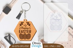 Happy Easter Keychain Lasercut BUNDLES 12 DESIGNS Product Image 2