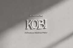 Kobi | Modern Minimalist Sans Serif Typeface Product Image 1