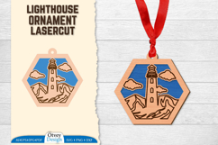 Lighthouse Ornament Lasercut Product Image 1