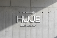 Huje - Modern Minimalist Sans Serif Typeface Product Image 1