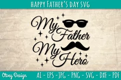 Happy Father's Day SVG | Happy Father's Day Cricut File Product Image 2