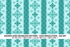 Snowflake Seamless Pattern | WInter Nordic Pattern Product Image 1
