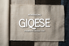 Giqese - Sophisticated Modern Serif Font Product Image 1